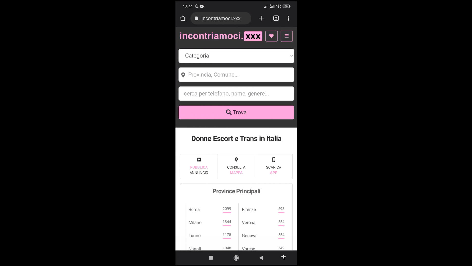 Il sito di annunci gratuiti per chi vuole incontrarsi e trasgredire!